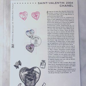 All Hearts Of Chanel 2004 France Document Philatelic Official